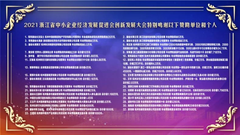 浙江省中小企业经济发展促进会一届九次理事会 暨第四届发展大会在杭召开