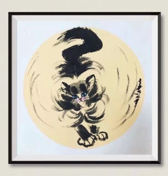 画家孙朱平、中国国际新闻杂志社艺术设计院院长张立君爱心画展——蝉、君中美名家爱心联展